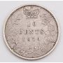 1870 N-0 Canada 10 cents 