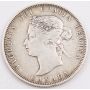 1872H Canada 25 cents F+