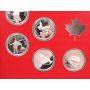 Provinces of Canada 388 grams of .925 pure silver Franklin Mint Gem Proof