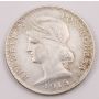 1915 Portugal One Escudo large silver coin