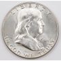 1961d Franklin Half dollar Choice UNC