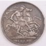 1889 Crown Silver coin Queen Victoria Jubilee Crown Great Britain 