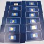 Worlds First Stamps Complete set of 73 sterling silver Franklin mint
