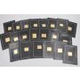 Worlds First Stamps Complete set of 73 sterling silver Franklin mint