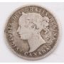 1900 Canada 10 cents VG