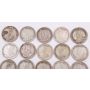 1911 to 1936 Canada 10 cents  Complete date set  20-coins  G to VG