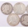 1902-1910 Canada 25c 1902 02H 03 05 06 07 08 09 1910 9-coins VG