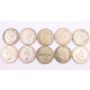 South Africa 5 Shillings 1947 48 49 51 52 53 57 60 61 1964 10-coins circulated