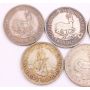 South Africa 5 Shillings 1947 48 49 51 52  57 1961 7-silver coins circulated