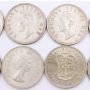 South Africa 5 Shillings 1947 48 49 50 51 52 53 57 60 1961 10-coins circulated