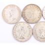 South Africa 5 Shillings 1947 48 49 51 52 56 57 60 64 9-silver coins circulated
