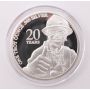 1 oz Pan American Silver one troy ounce 999 silver round 20th Anniversary 