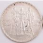 1933 and 1934 Czechoslovakia 20 Korun silver coins 2-coins EF