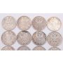 14 x Germany One Mark silver coins 1902-1908 