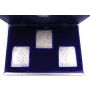 1976 Montreal Olympics Official Fencing Boxing Judo 3-sculptures .925 silver  
