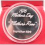 1976 One Ounce 999 pure silver Mothers Day Rose Hamilton Mint Choice Proof