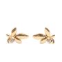 Tiffany & CO Paloma Picasso 18 karat Yellow gold and Diamond Olive Leaf Earrings