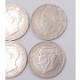 8x 1944 Romania 500 Lei silver coins 8-coins