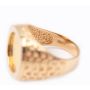 14k Yellow Gold Ring with 1/10 oz Canadian Gold Maple Leaf Coin