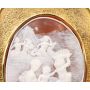 Ammendola Cameo 14K yg pendant/brooch