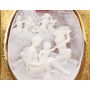 Ammendola Cameo 14K yg pendant/brooch