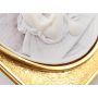 Ammendola Cameo 14K yg pendant/brooch