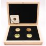 2010 Canada $75 4-coin Gold Set 14K Four Seasons Coloured Maple Leaf Set