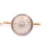 Studs Platinum 14K yg and Diamonds 0.05ct each 4-vintage 7mm studs 