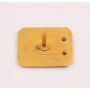 Royal Bank of Canada Long Service pin 10K gold with two 0.05ct Diamonds 1.67g