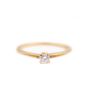 18K yellow gold Ladies 0.12 Carat Diamond Ring 