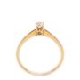 18K yellow gold Ladies 0.12 Carat Diamond Ring 