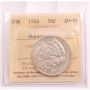 1924 Huguenot Half Dollar ICCS AU-55