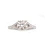 1.20 Carat Round Brilliant Platinum Engagement Ring GIA SI2, I Color