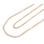 9ct gold 53 inch Long Chain 9ct lobster clasp 29.36 grams 