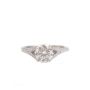 1.20 Carat Round Brilliant Platinum Engagement Ring GIA SI2, I Color