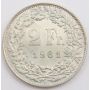 1961 Switzerland 2 Franc silver coin Choice Uncirculated