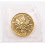1999 $5 Canada 1/10 oz Gold Maple Leaf 20 Years Anniversary Privy Mark Sealed