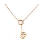 Tiffany & Co 18 Karat Yellow Gold 1837 Interlocking Circles Lariat Necklace 