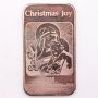 1 oz National Refiners Assay Silver Art Bar Christmas Joy .999 fine 1 troy ounce