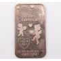 1 oz National Refiners Assay Silver Art Bar Be My Valentine .999 fine 