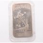 1 oz National Refiners Assay Silver Art Bar Happy Birthday .999 fine
