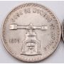 1979 - 1980 Mexican Una Onza Troy De Plata Pura Coin .925 Silver 1oz 
