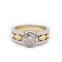 18K yellow gold & platinum 1.02ct VS-1 E Diamond Ring