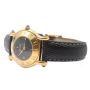 GUCCI 6500L Ladies Gold Plated Quartz Leather Band Swiss Watch