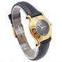 GUCCI 6500L Ladies Gold Plated Quartz Leather Band Swiss Watch