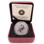 2013 Canada 25 Cent Tylosaurus Glow in the dark Dinosaur Coin