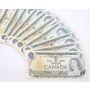 50x Canada 1973 $1 dollar banknotes 50-notes all circulated some damaged
