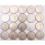 20X 1921 Morgan silver dollars 20-coins EF to AU
