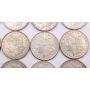 20X 1921 Morgan silver dollars 20-coins EF to AU