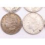 10X Morgan silver dollars 1880 1881o 1885 2x1887 2x1889 1896 1897 1921 VF-EF
